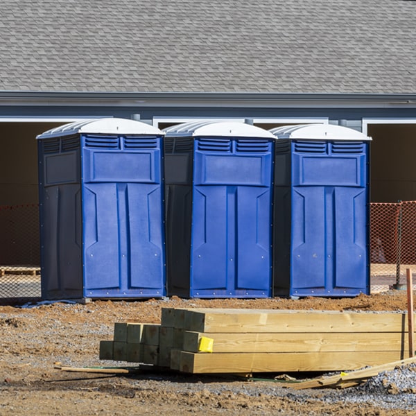 how do you dispose of waste after the porta potties have been emptied in Vesuvius VA